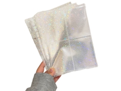 Carpeta de fotos Kpop, cubierta mate, álbum de hojas sueltas para postales y fotos, ideal para chicas.