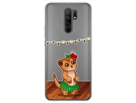 Carcasa Xiaomi Redmi 9 TUMUNDOSMARTPHONE Dibujos Transparente Multicolor