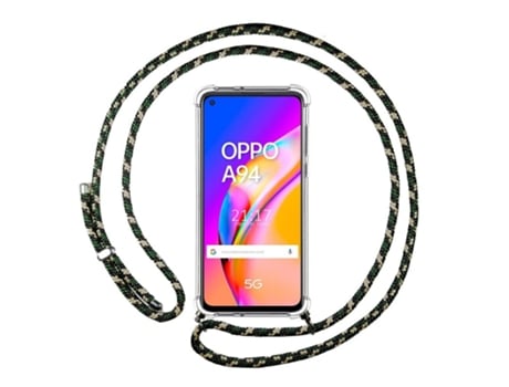Carcasa Oppo A94 5G TUMUNDOSMARTPHONE Colgante Verde
