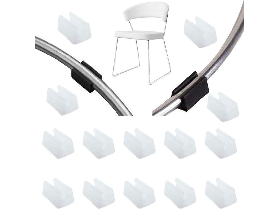 2026-protector De Pies De Silla Linjou 32pcs Silicona U 10mm Blanco Tapones Antideslizantes Para Muebles 10mmblanco