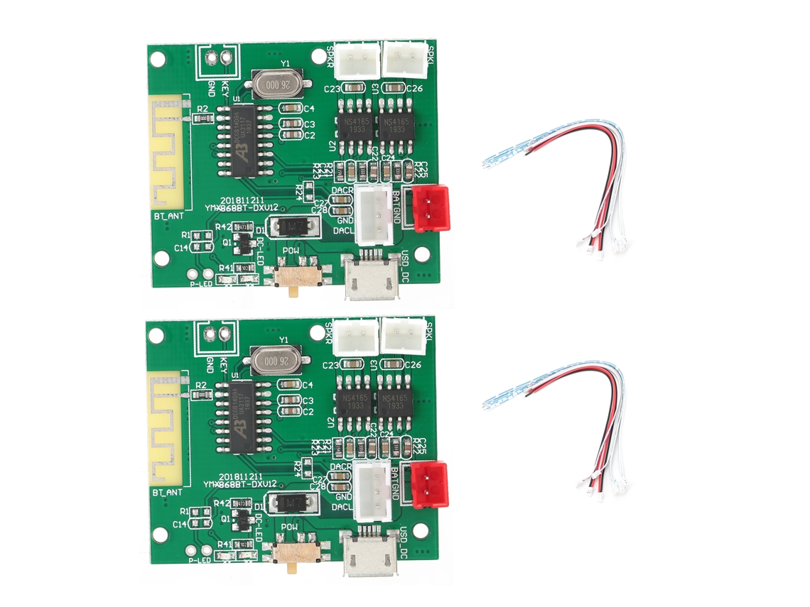 Módulo Amplificador De Audio Estéreo De 5w+5w Para Bluetooth 5.0 Tws, Placa Amplificadora De Potencia De 3.7-5v