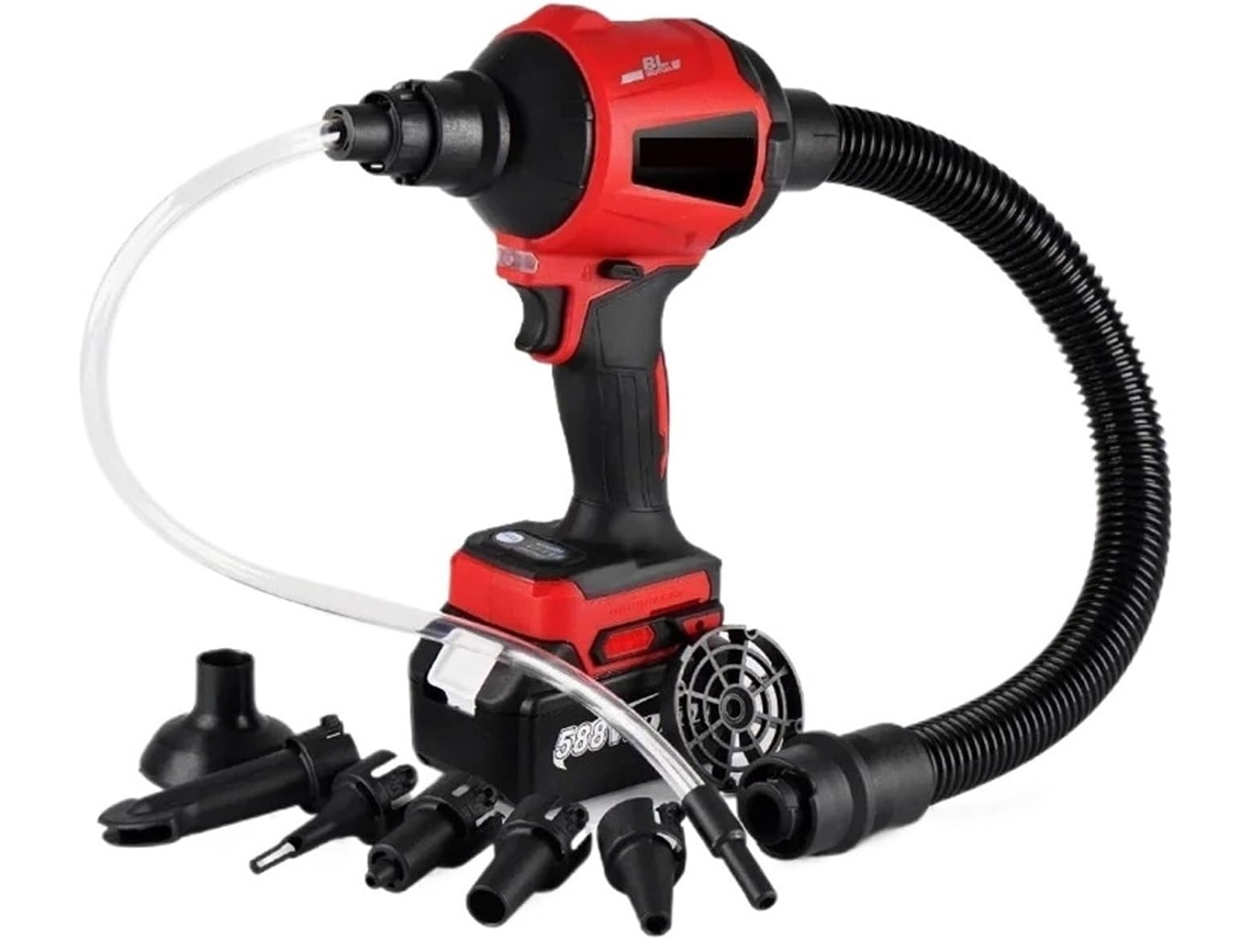 Aspirador Jardin Souffleur Sans Balais 1500w 80000 Tr/min, Gonfleur Multifonction, Fil