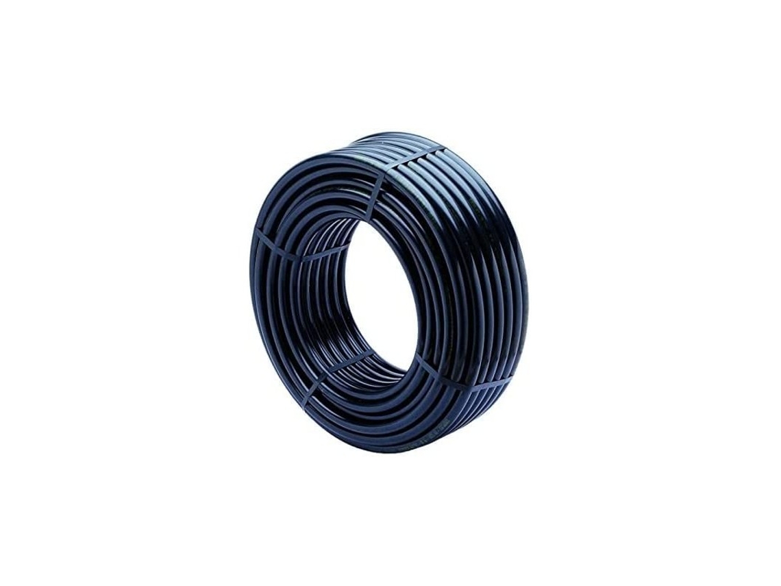Tubo Negro Liso 16mm, 25 Bar Bobina de 25 metros Hecho en España SUINGA