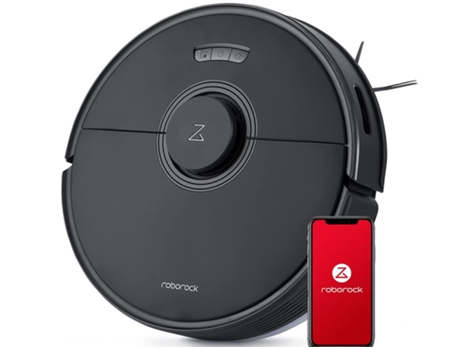 Aspirador Robot ROBOROCK Q7 Max Negro,4200Pa 180 minutos de tiempo de ejecución,navegación,mapeo Lidar,actualización desde S5 Max