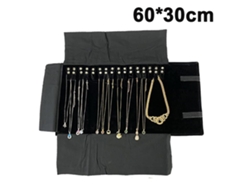 Organizador Bolsa Joyería Viaje Collares JEIIBRZUI Terciopelo (31x18x2cm)