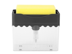Dispensador Automático De Detergente Para Cozinha Com Acessório Para Esponja De Lavar Louças