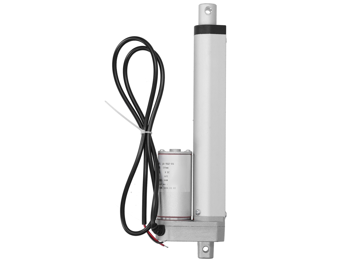 Actuador Lineal Industrial Motor Eléctrico De 300n 150mm De Carrera 24vdc Jstgzu5