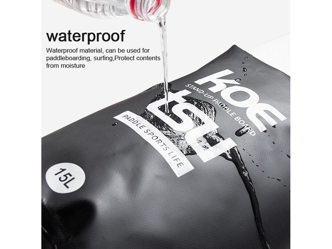 Mali bolsa de Armazenamento para Prancha de Stand Up Paddle Impermeável Pasta de Barril 15l Capacidade Grande Plegável