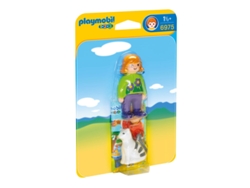 PLAYMOBIL 1.2.3 - Mujer con Gato - 6975  (Edad Mínima: 18 meses)