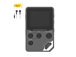 MP3 YIZHOOD (128G) (sin Bluetooth) portátil HiFi estéreo música HD sin pérdidas gris