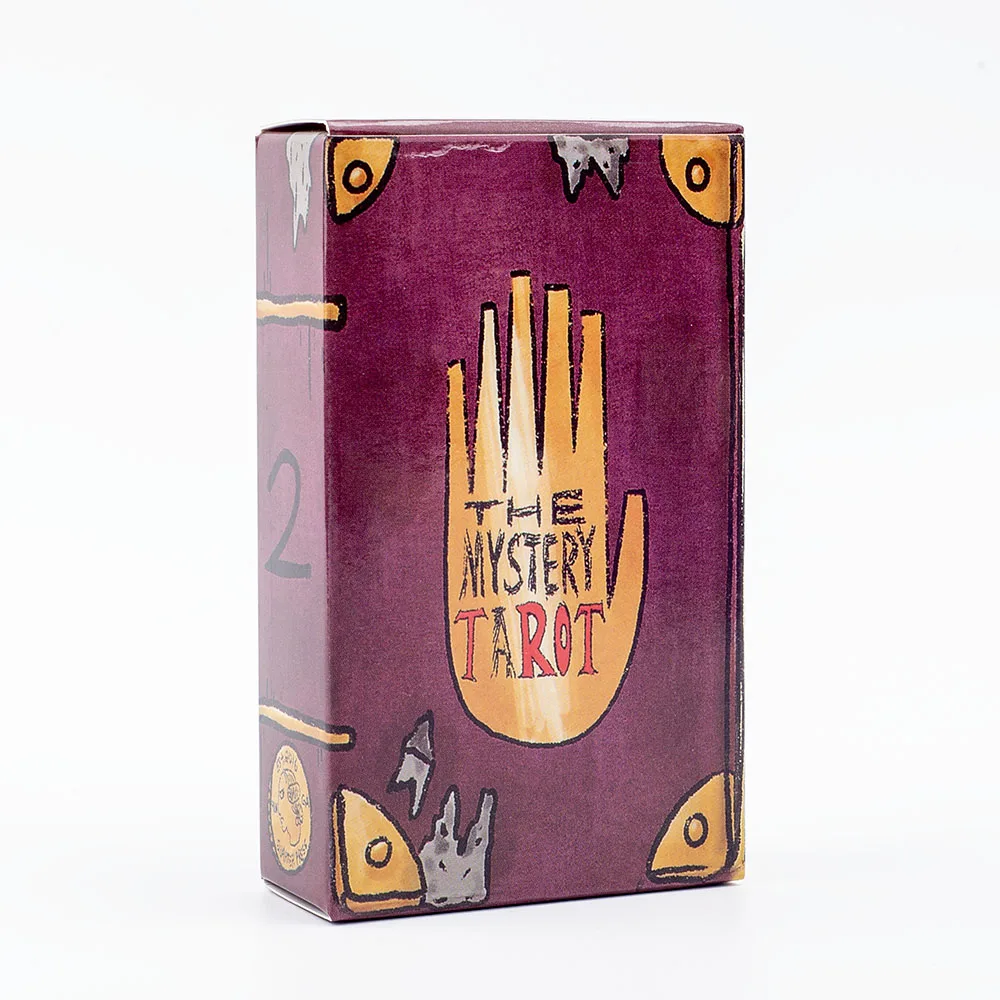 Baralho De Tarô Misterioso Com 78 Cartas, Versão Em Inglês, Adivinhação, Cartas Oráculo, 10,3 X 6 Cm.