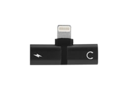 Adaptador De Audio (carga Y Salida De Audio) Para Dispositivos Apple, Negro, Vendido Exclusivamente En Almacenes En El Extranjero