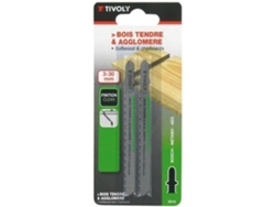 Hoja De Sierra Vertical Para Madera Bosch Tivoly 2 Hojas Gris Sierra Madera