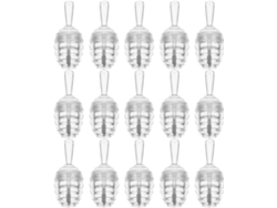 Set De 15 Bálsamos Labiales Reutilizables Y Recargables De Plástico Con Forma De Tarro De Miel De Nuobesty