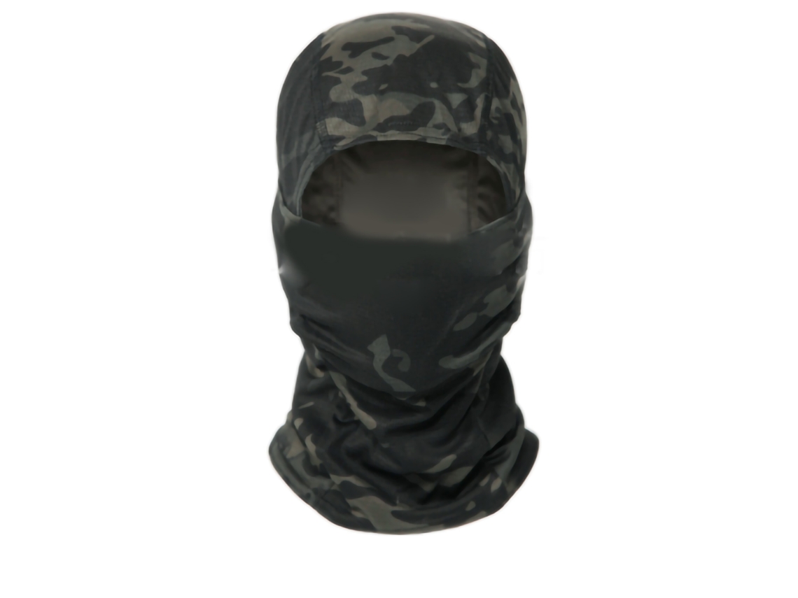 2026-máscara Facial Para Ciclismo Montaña Protector Solar Mascara Deportiva Exterior Pythons Grain Negro
