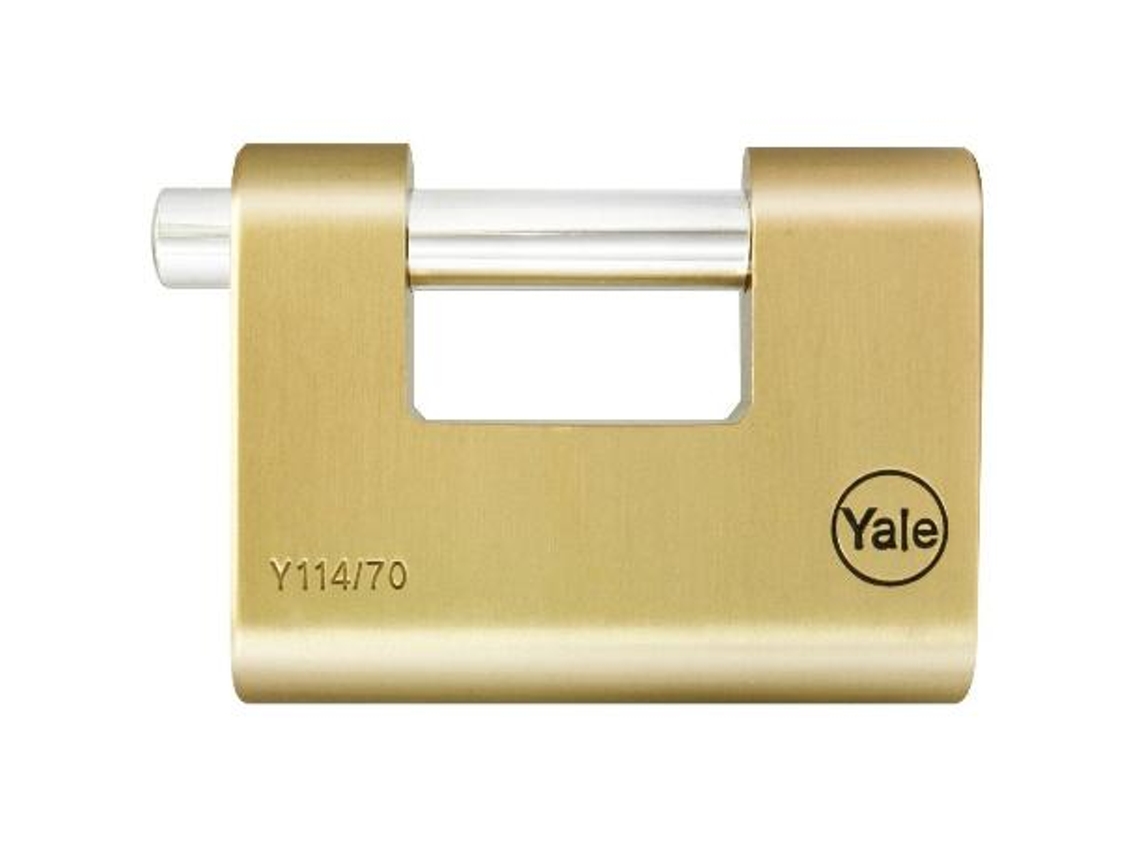 Yale azbe candado laton arco acero cementado 70 mm y114-70-113-1