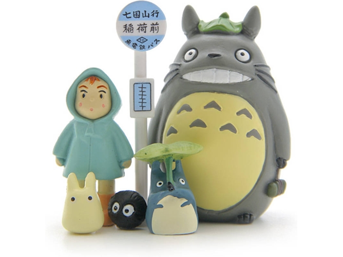 Figuras EASTVAPS Totoro Mei Bus Station (6 Piezas)