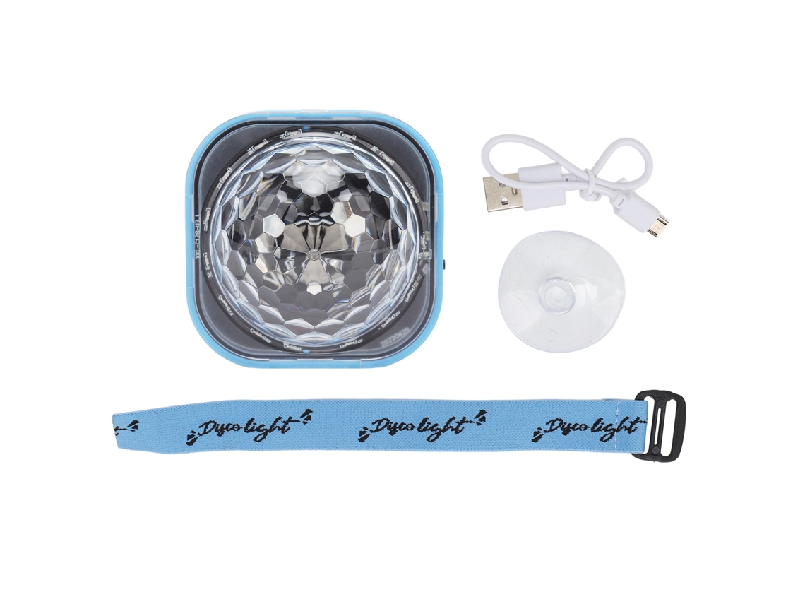 Pulsera Led Rgb Con Luz Ambiental Colorida Para Coche, Karaoke, Bodas, Con Ventosa Y Carga Usb.