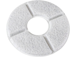 Filtro de agua para perros, 6 kits (blanco - 12 x 12 cm - fibra de carbono)