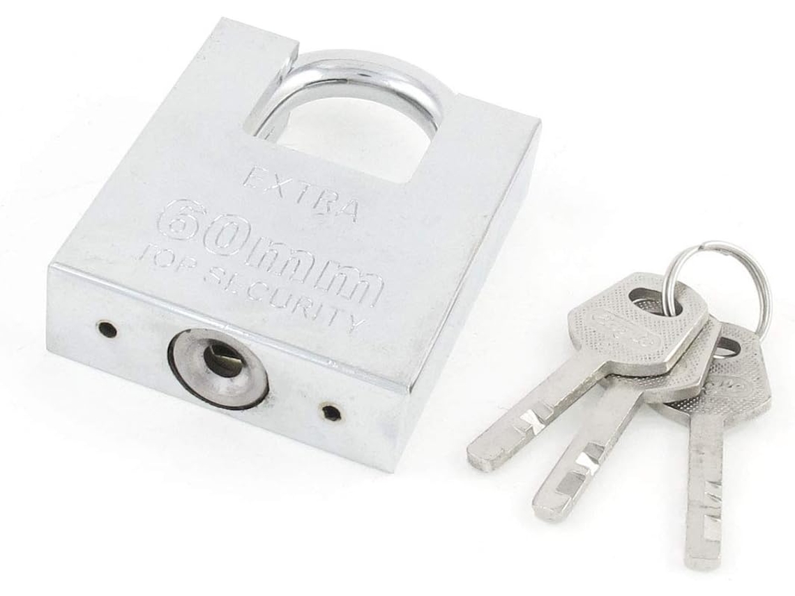 Candado De Seguridad Metálico Para Puerta De Armario De Habitación Con Llave 3