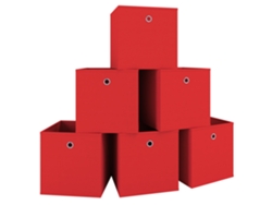 Juego de 6 cajas plegables Caja plegable Cajas Vcm