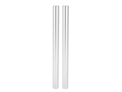Tubo redondo de aluminio 6061 de 220 mm, piezas para robots industriales (2 unidades)