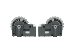 1 par de ruedas compatibles con Proscenic Coco 902s Cleanmate Qq6
