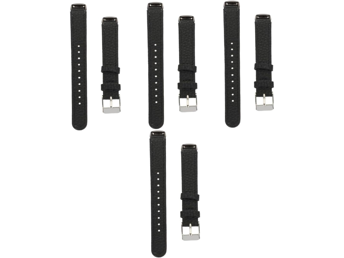 Conjunto De 4 Pulseiras De Couro Para Relógio, Compatíveis, Duráveis E Elegantes.