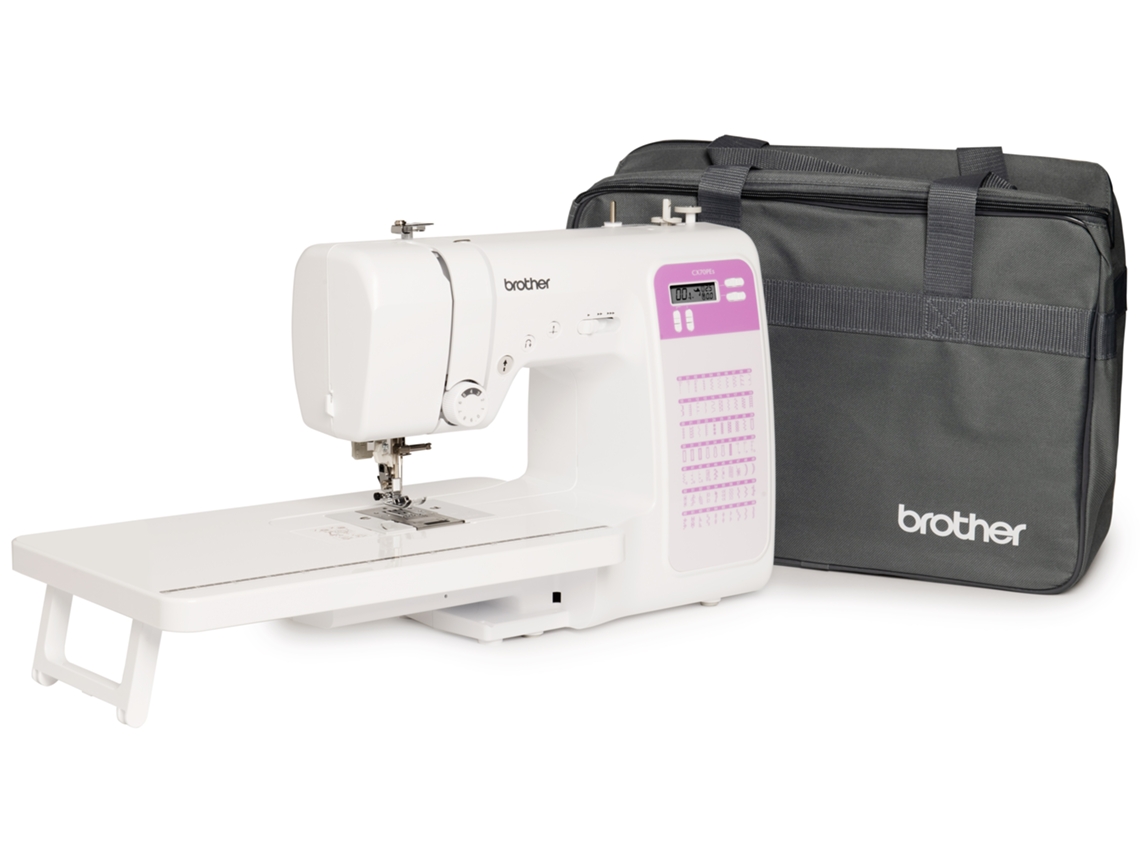 Máquina de coser electrónica BROTHER CX70 PES +WT17 + Bolsa