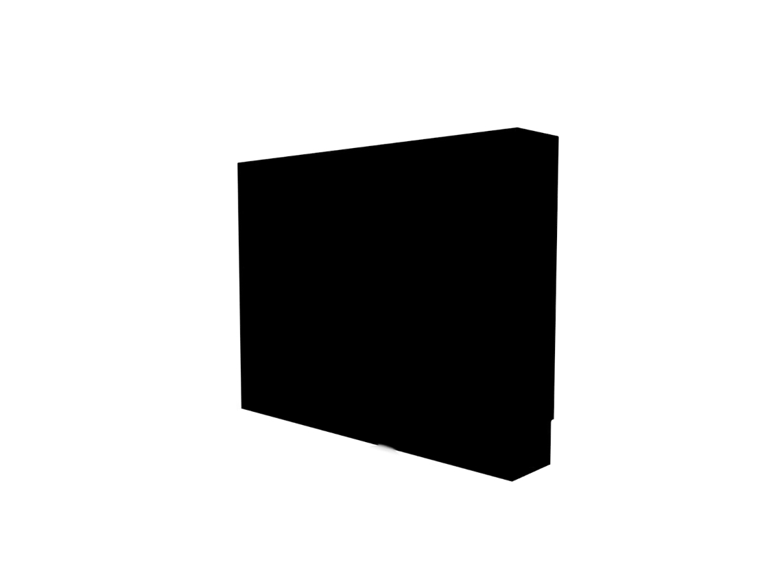 Atole Tapa De Boquilla De Fontanería De Acero Negro - Anchura Fija - Tamaño 6 : 650 X 850 X 150 Mm
