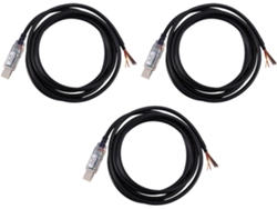 Cable Usb Rs485 De 3 X 1,8 M De Longitud Para Equipos We 1800 Bt Usb A Serie Rs485
