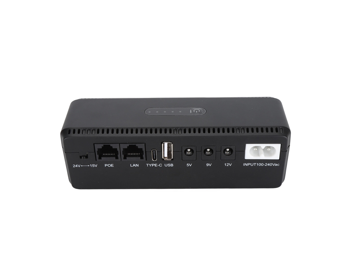 Ups De Reserva De Batería 8800mah Con Puertos Poe 15v 24v Usb 5v 9v 12v Mini Ups 100-240v Plug Eu