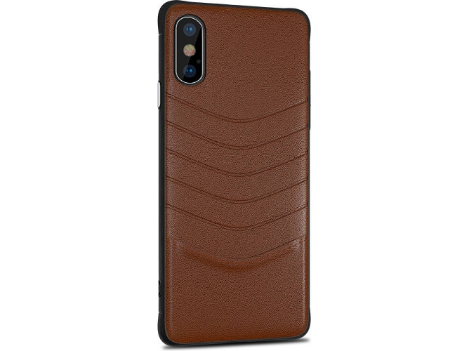 Funda iPhone XS Max WISETONY Jinuoshuma-56 Marrón