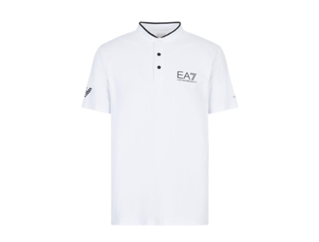 Polos EA7 Poliamida Hombre (XXL - Blanco)
