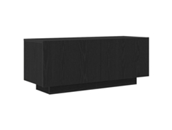 Maison Exclusive - Mueble de TV de roble negro 100 x 35 x 40 cm