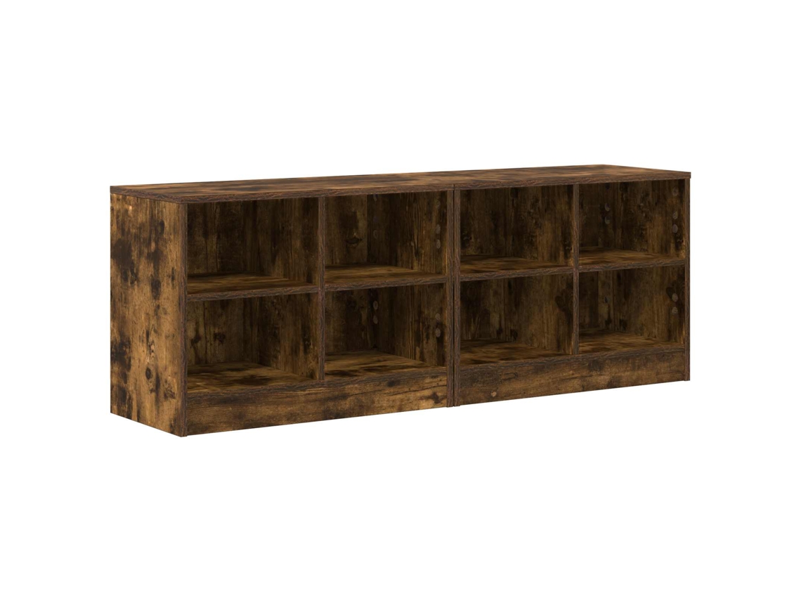 Maison Exclusive - Armário De Cama 2 Pcs Carvalho Fumado 66 X 33 X 48 Cm