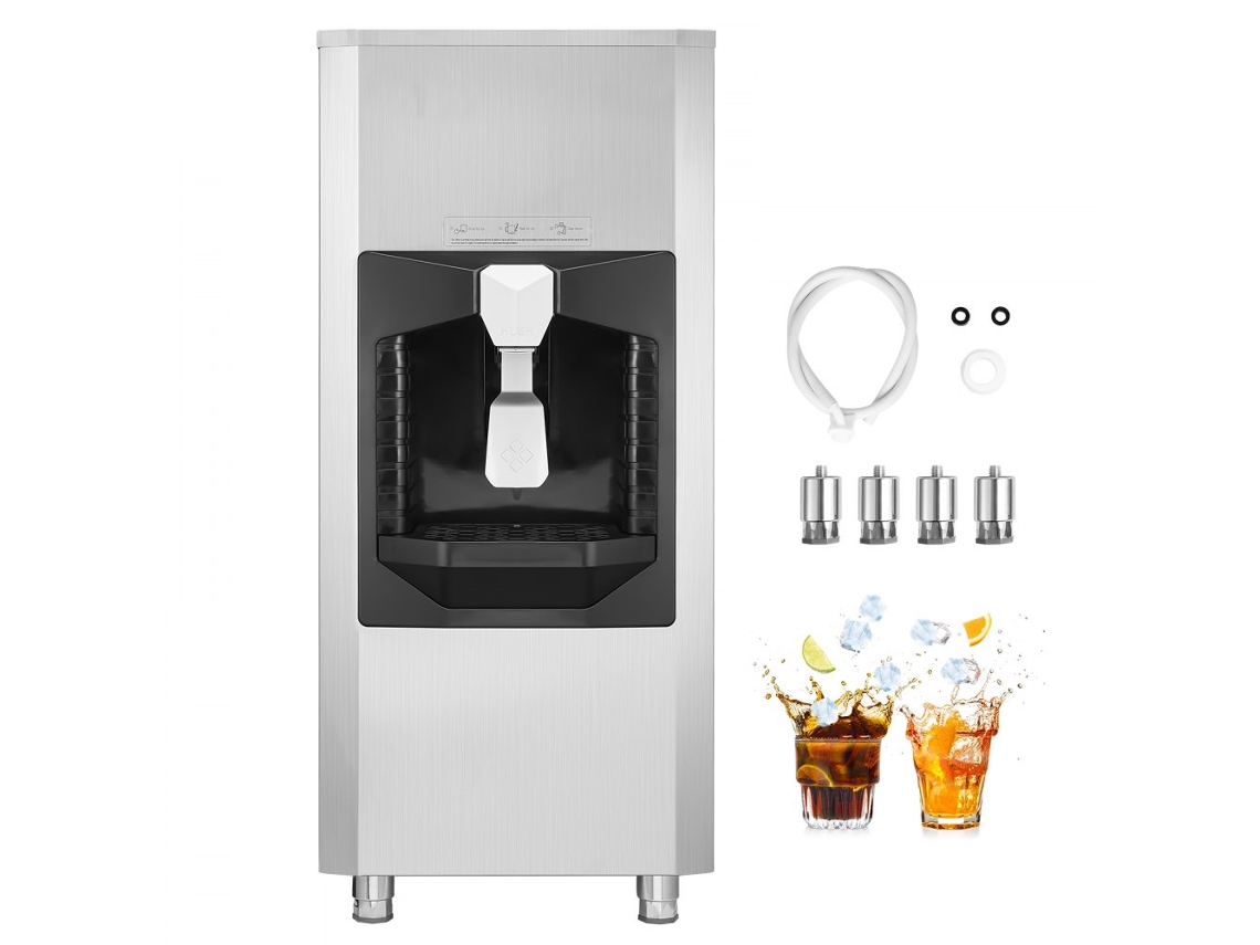 Depósito De Hielo Comercial De 80 Kg Con Dispensador Automático Tekmaquinas