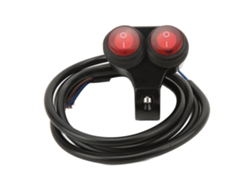 2026-interruptor De Control Doble Para Manillar De Moto Impermeable De Aluminio Con Luz Indicadora Para Luces Frontales Y Spotlights