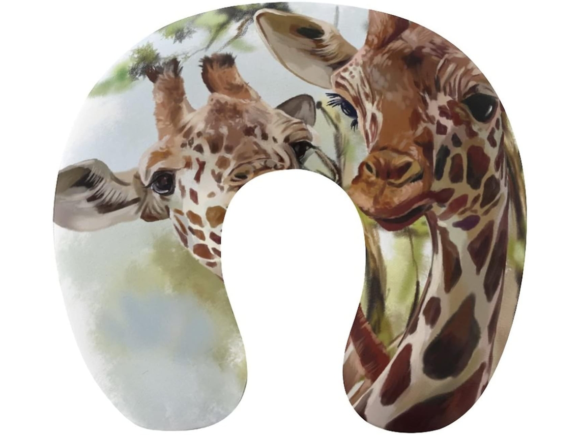 Almohada Forma Jirafa, Cómoda Espuma Viscoelástica Viscoelástica Fácil Relajación Cómodos Familia.brfácil