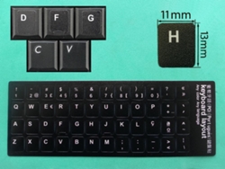 Pegatinas para Teclados Portátil Notebook & Desktop Pt