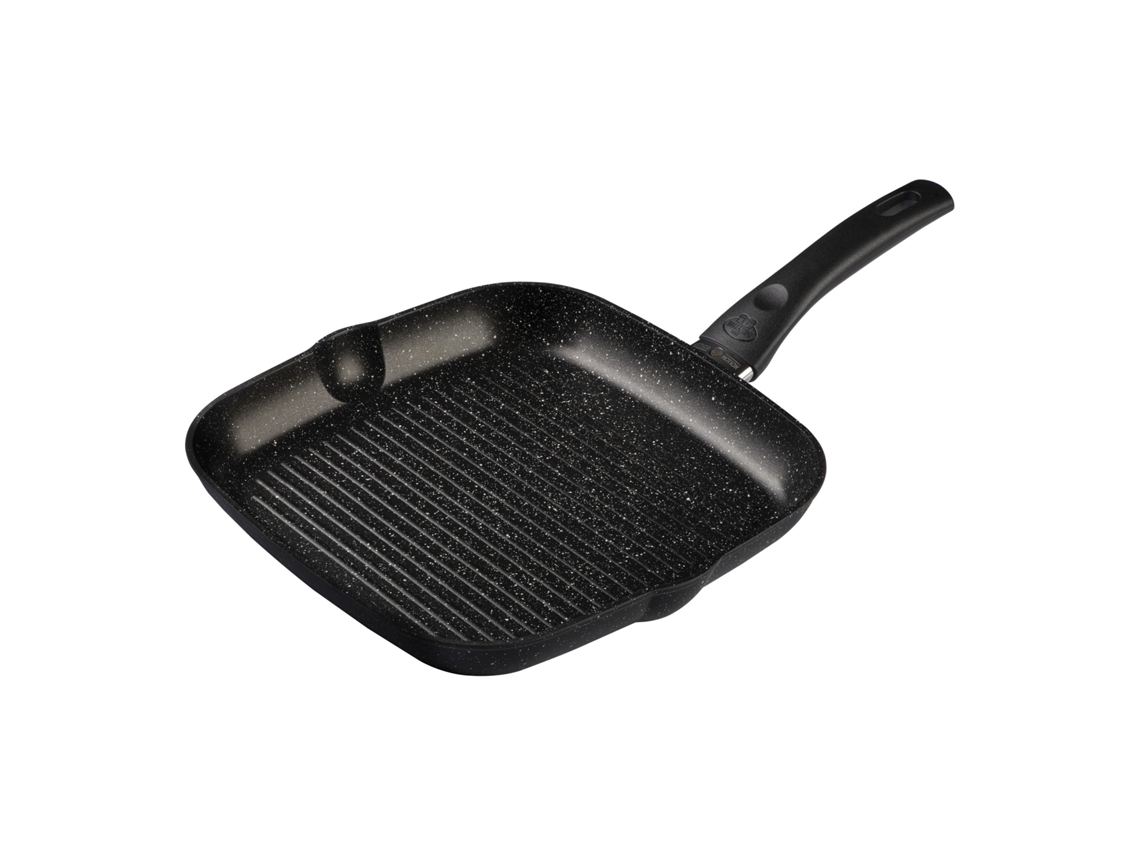 Vipiteno Grill 28 x cm, Aluminio, Negro BALLARINI