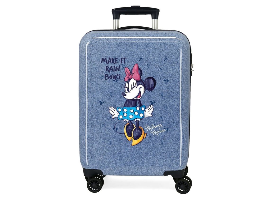 Maleta de Viaje DISNEY Minnie ABS Make It Rain Bows (38 x 55 x 20 cm - 34 L)