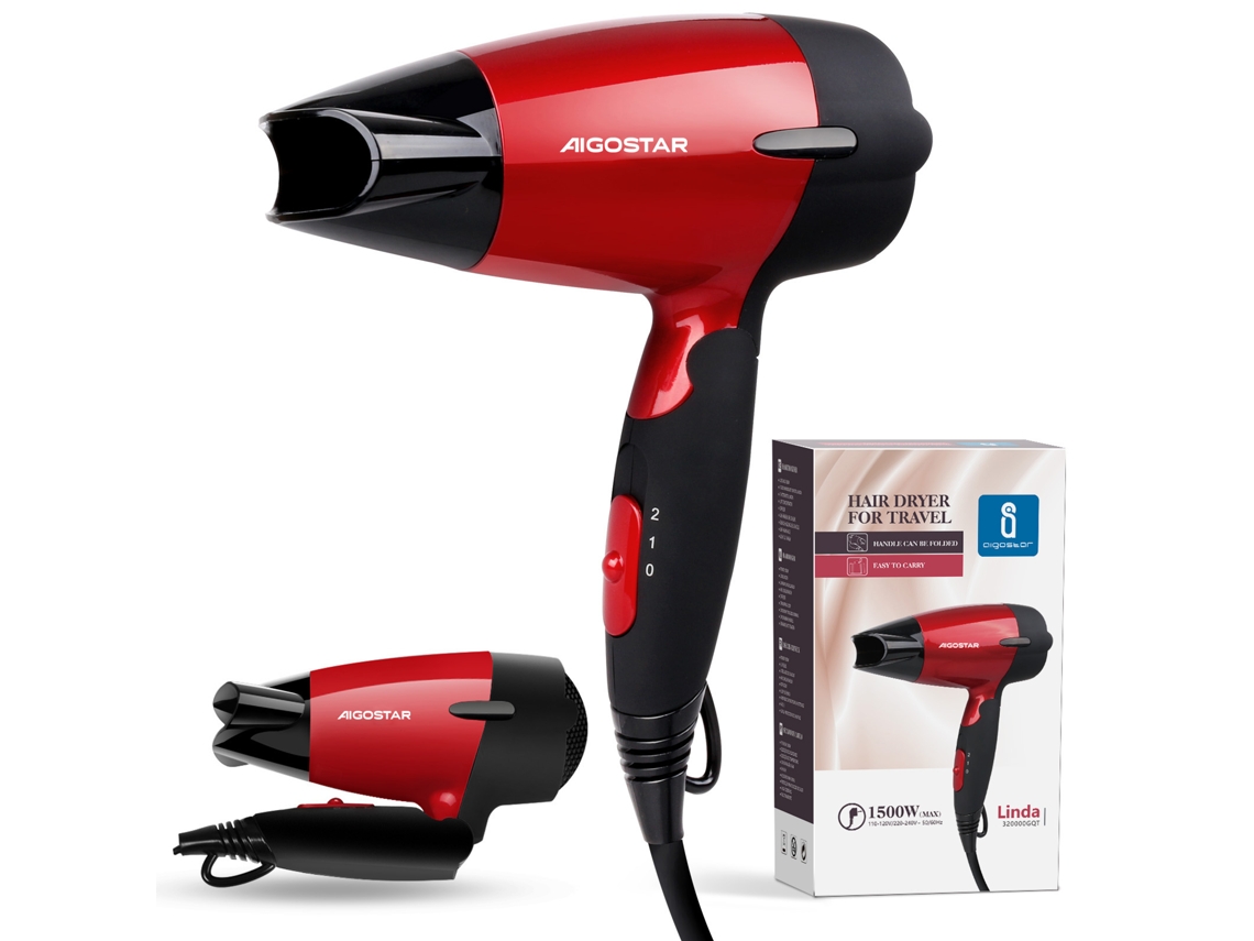 Secador de Cabello AIGOSTAR Linda 32GQ 1400 W - 2 Niveles de Velocidades