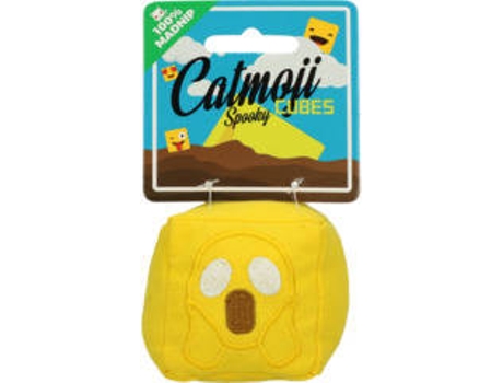 Peluche para Gato CATMOJI Emoji Spooky Cubo del con MadNip