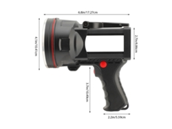 Luz de inspección magnética (multifuncional, recargable por USB)