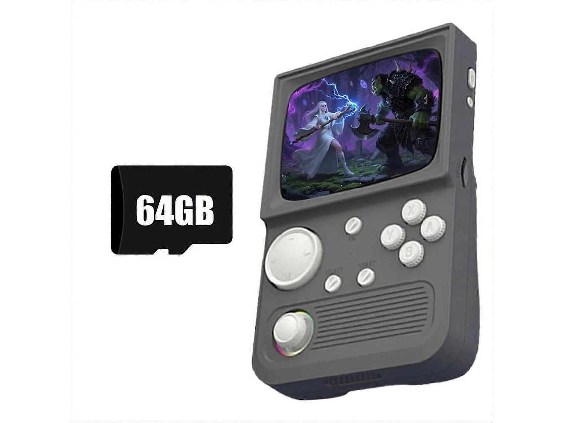 Consola de juegos portátil retro GOKOCO R36t 64g 15000 Gris