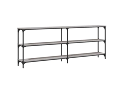 Maison Exclusive - Mesa Consola Madera De Ingeniería Gris Sonoma 200x29x75 Cm