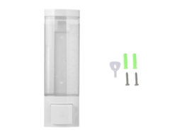 Dispensador manual de jabón de baño Rosewell de pared, champú, gel de ducha, recipiente para líquidos, cabezal único