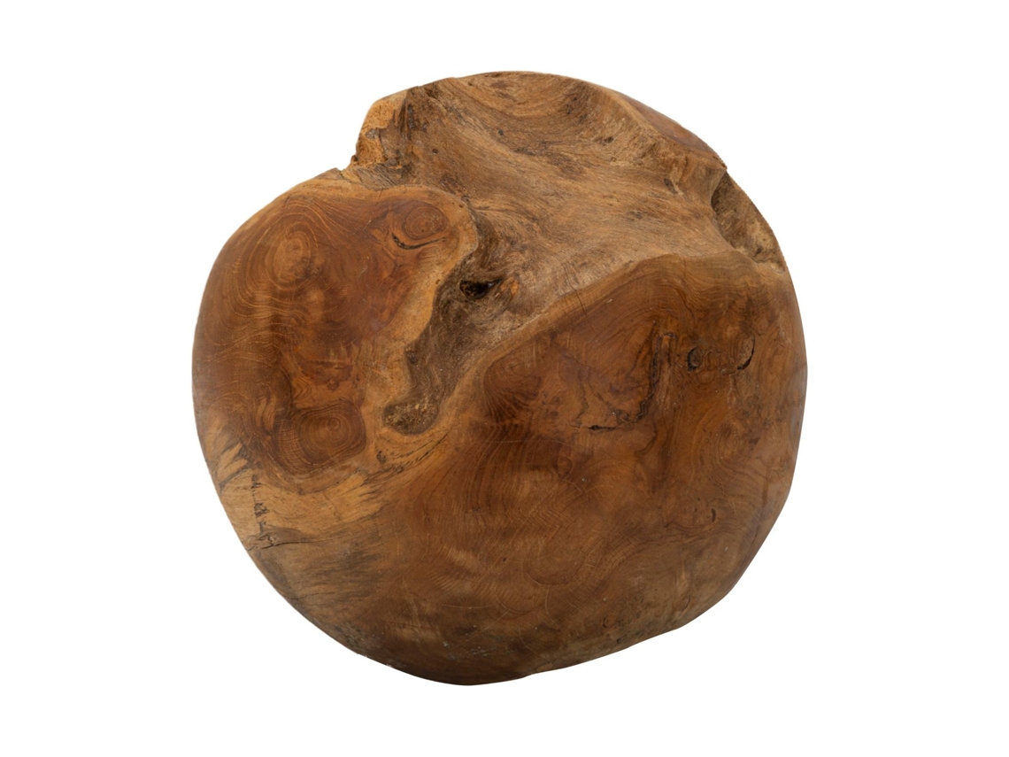 Bola De Teca Cm Ø 25 Unico / Marrón
