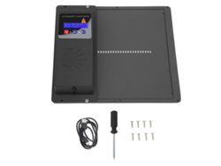 Puerta de gallinero con temporizador, pantalla LED, abridor automático programable, apertura horizontal para pollos, patos y gansos.